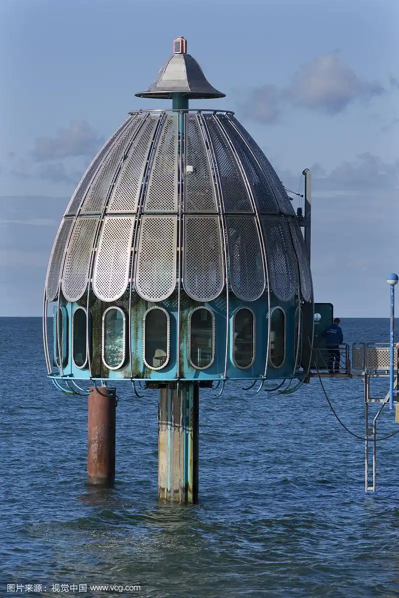 潜水钟,波罗的海度假胜地zingst,达斯,梅克伦堡-西波美拉尼亚,德国