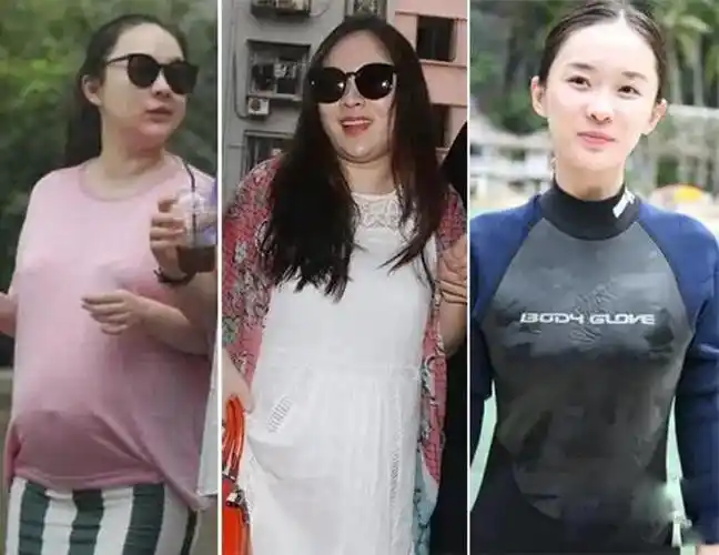 别说女星怀孕只胖肚子了这10位女神也没逃开胖出一个自己