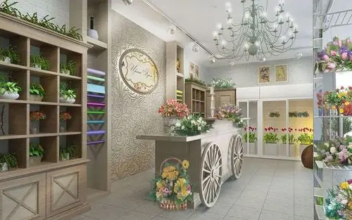 花店门面室内设计效果图大全