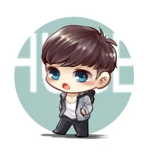 卡通微信头像胡歌