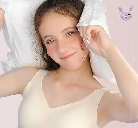 猫人miiow发育期学生少女生内衣初中生女童大童儿童小背心无痕文胸