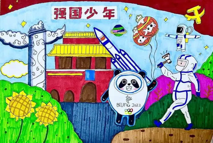 三年级绘画作品