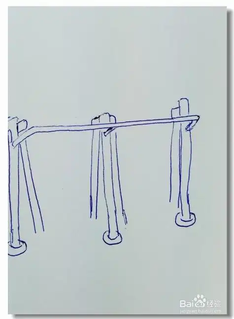 新型公共设施的简笔画