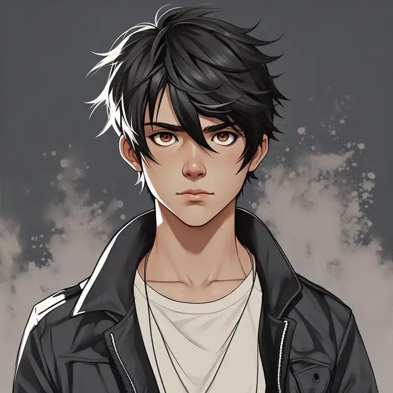 仿佛从动漫世界里走出来的男主角