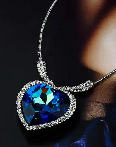 泰坦尼克号海洋之心项链