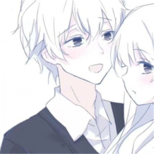 阳光治愈动漫情侣头像时光温柔还需你懂