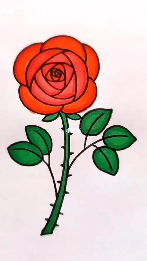 画玫瑰花明朝徐渭画画