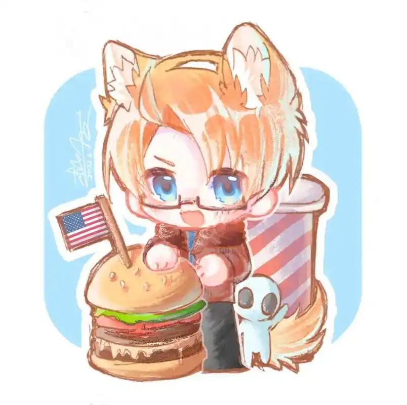 放点平时摸鱼#黑塔利亚 #味音痴 #阿尔弗雷德f琼斯 #亚瑟 - 抖音