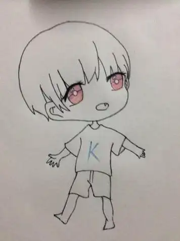 q版王俊凯简笔画教程简单 简笔画图片大全-蒲城教育文学网