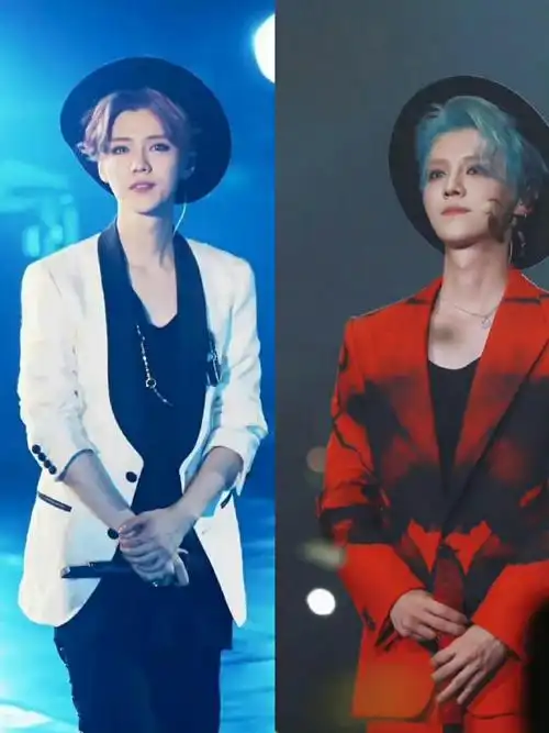 鹿晗2013年和2023年对比