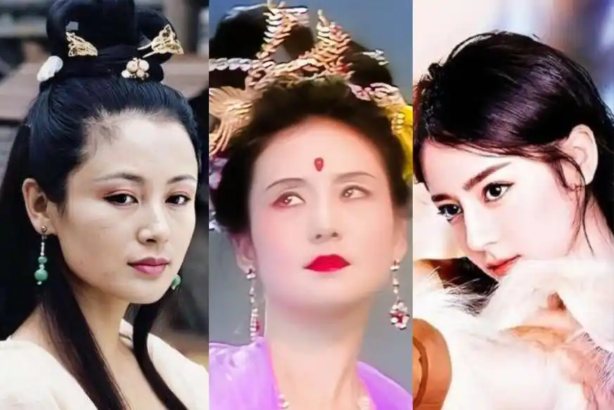 10版嫦娥的颜值对比,迪丽热巴这个"女顶流"连前五都没能挤进去