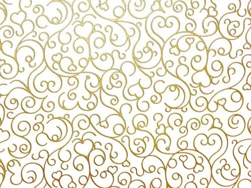 纹理背景金色爱心花纹png素材