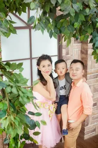 国庆节和昂爸昂妈拍全家福