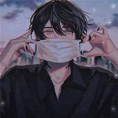 高清孤独伤感的动漫男生头像图片