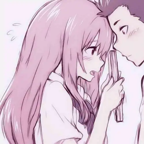 动漫情侣头像一人一半