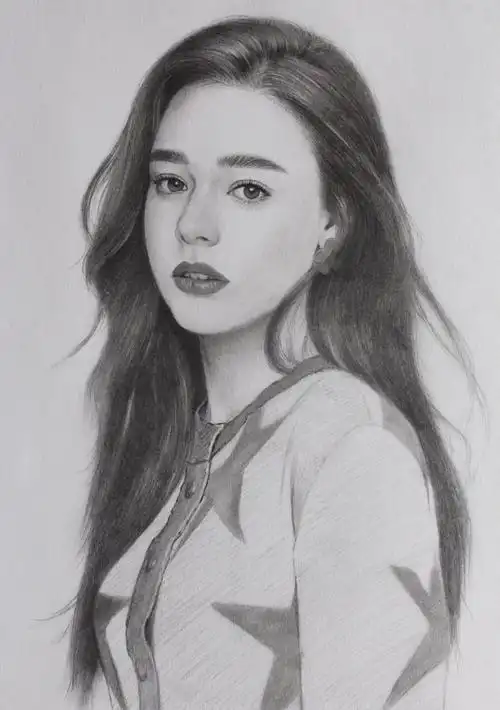 浅画一下#绘画过程  #畫畫  #画画  #美術  #素描人物  #过程  #画画