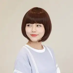 自然蓬松波波头 学生可爱女假发 全头套 bobo头 甜美时尚 气质