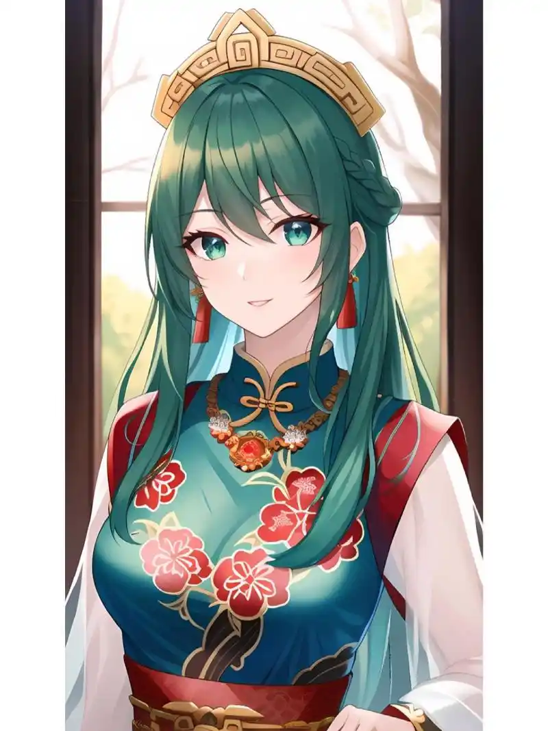 动漫二次元古风汉服人物绘画