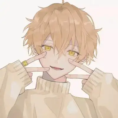 动漫男头像帅气二次元深情而不纠缠的男人