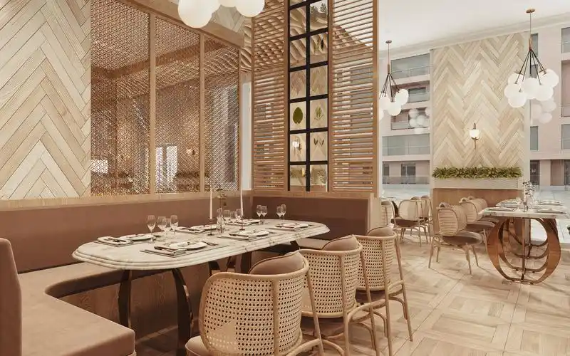 一大波港风餐厅效果图来袭.