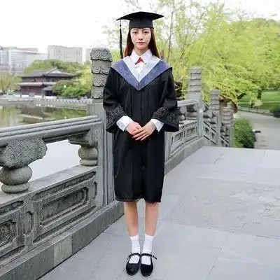 学位服女生大学生毕业生文科生医学生晚会医学类气质专科学士服