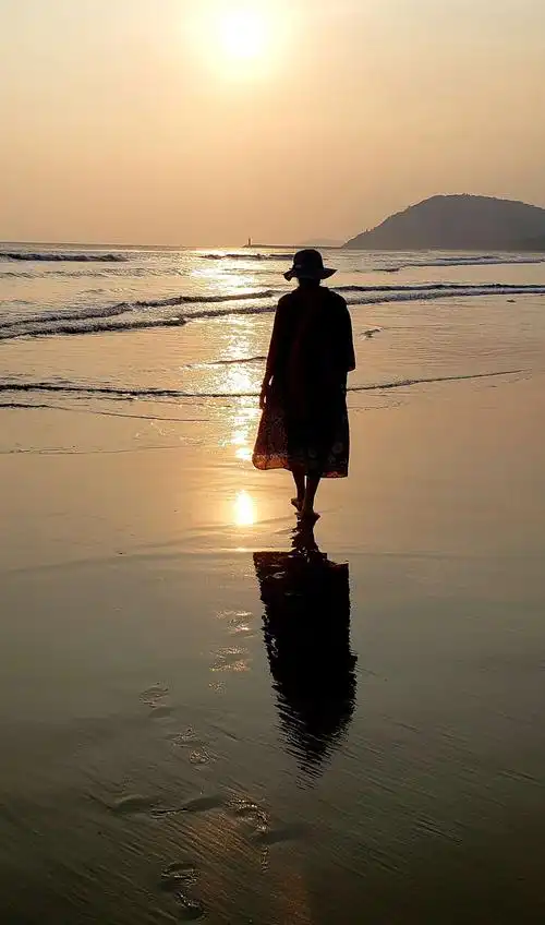 如痴如醉夕阳影