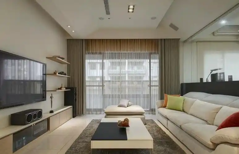 90平米装修 3万元打造现代简约两室一厅