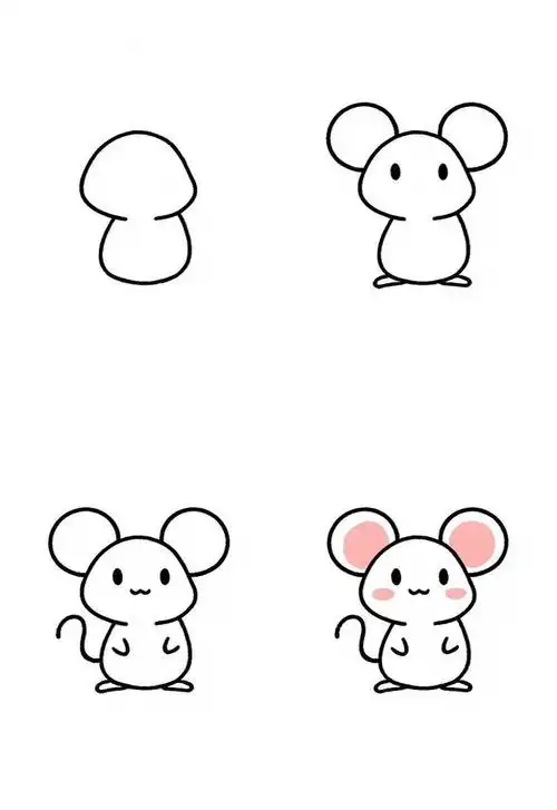 🐭小老鼠简笔画✨