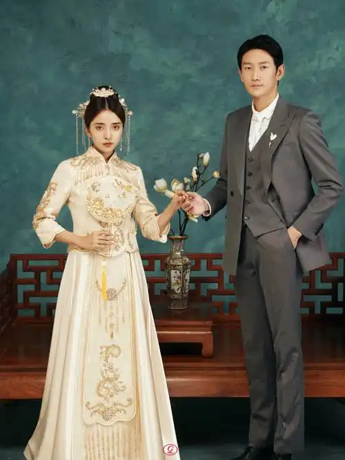 河源中式秀禾婚纱照凤冠霞帔只为你78