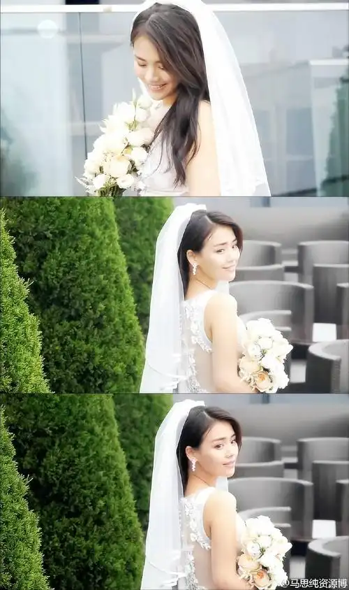 关于马思纯的婚纱
