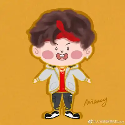 超可爱小鬼王琳凯头像原图来自微博@人间跳跳糖misacy