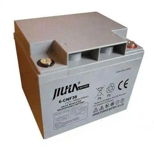jiuhua九华蓄电池12v38ah 6-cnf-38直流屏ups电源eps应急消防主机