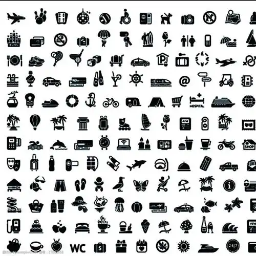 各种矢量图标标志图片图片-图行天下图库