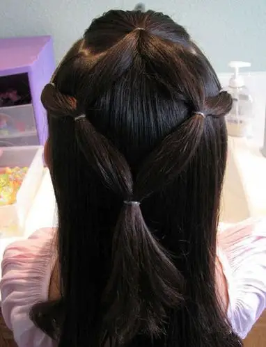 家有女儿的就给她这么扎小辫~太稀饭了!