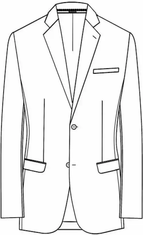 本外观设计产品的名称:西装.2.