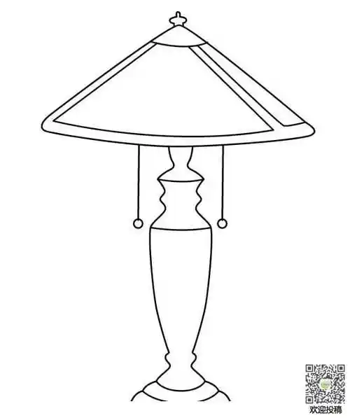 台灯图片简笔画复古台灯图片简笔画