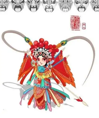 京剧刀马旦头像