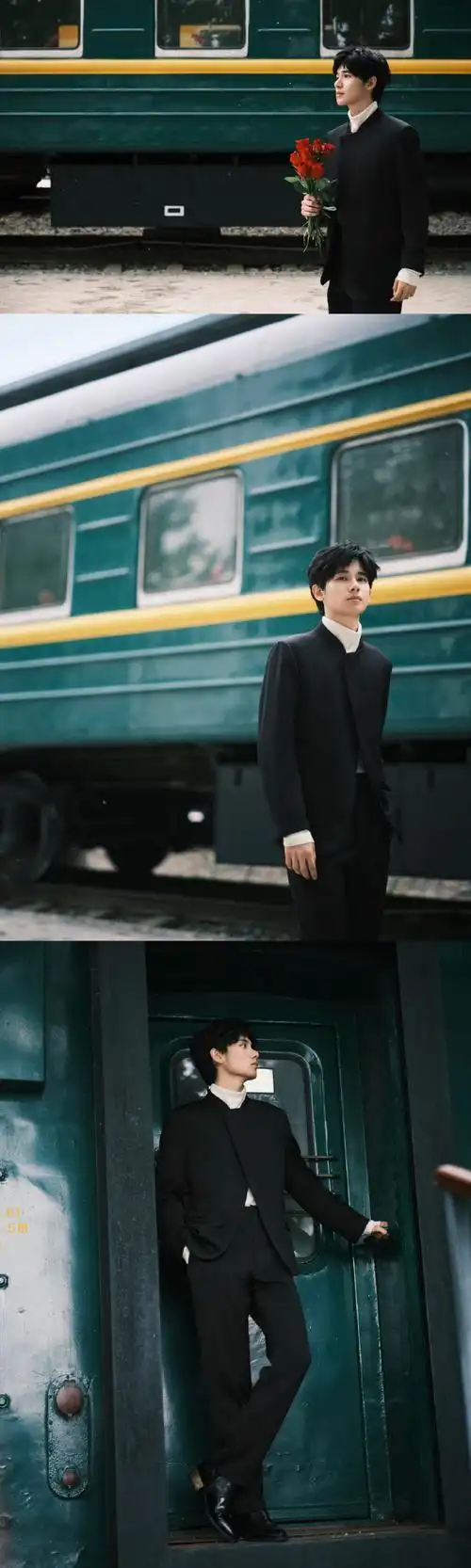 胡先煦红毯给张子枫撒玫瑰##胡先煦红毯撒花