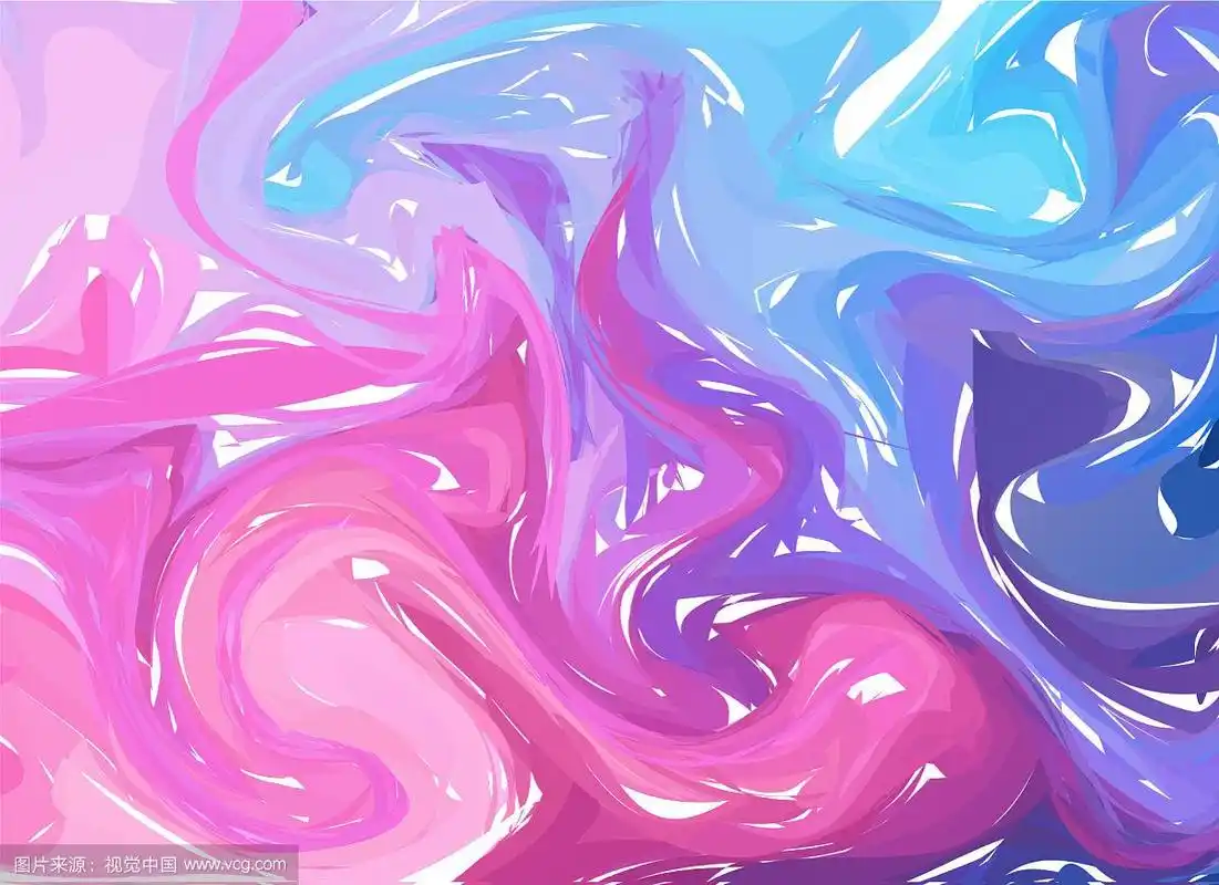 粉蓝色抽象背景墨水大理石纹路