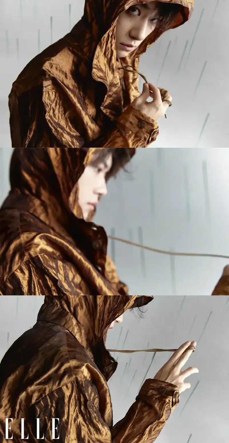 易烊千玺天使翅膀造型温柔美好 眼神坚毅尽显少年本色