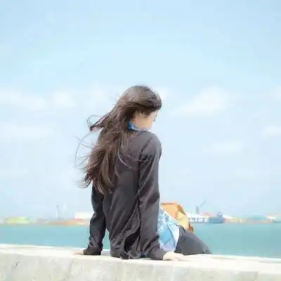 长发背影女神头像,女生头像图片-回车桌面