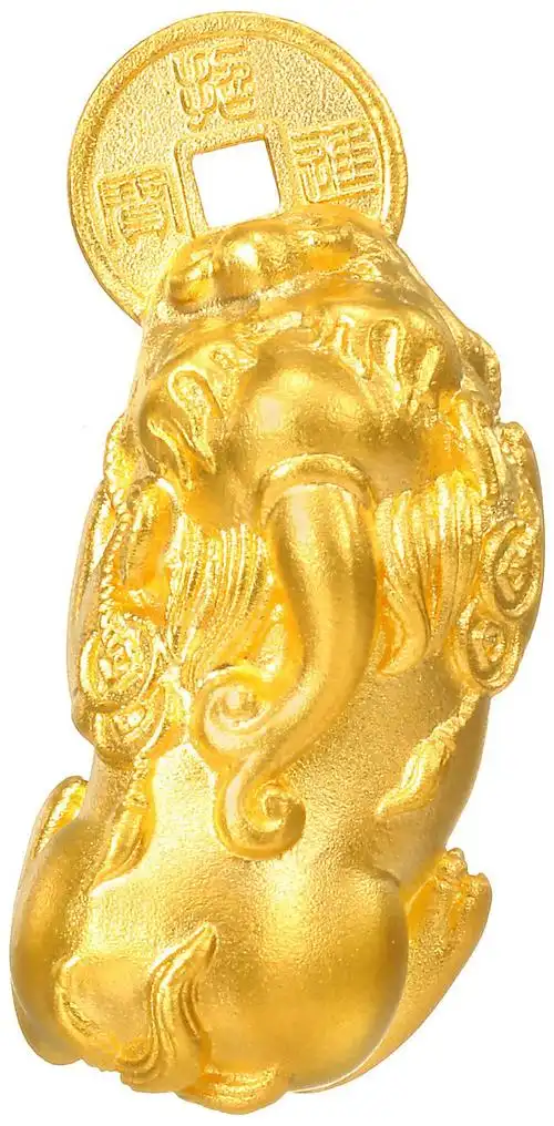 吊坠(古法黄金·天降福财金貔貅)