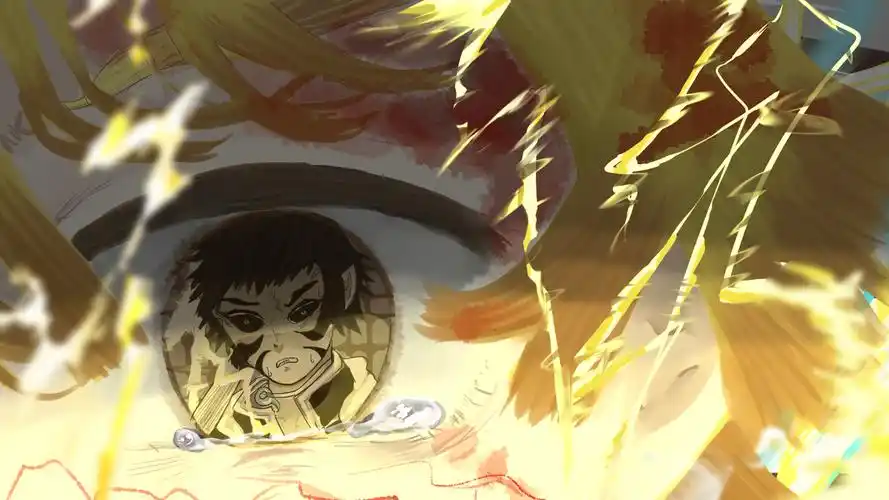 鬼灭之刃眼眸倒影高清桌面壁纸