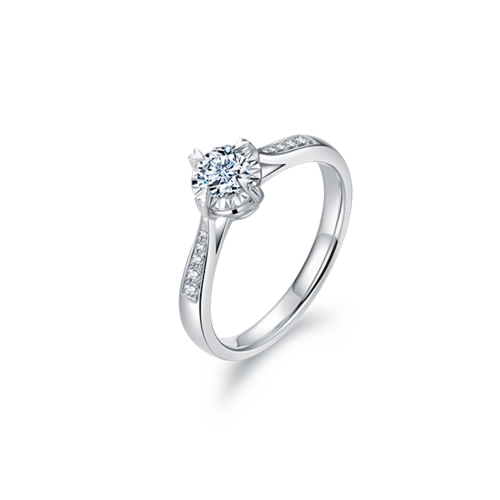 leysen莱绅通灵蓝色火焰钻戒 款号bf 71502rg