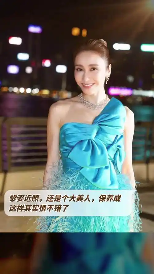 黎姿近照,还是个大美人,保养成这样其实很不错了