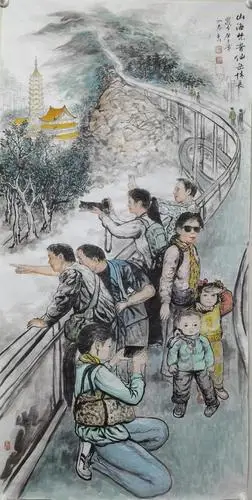 为期一周!湖里区庆祝建党100周年书画展昨日开展