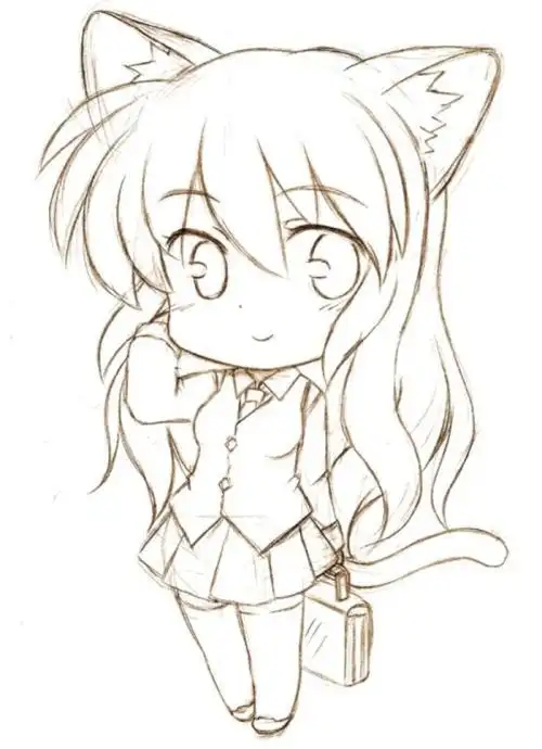 能给我找一找非主流铅笔画图片人物q版吗 越多越好