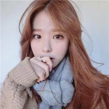 长发女生头像卷发图片大全