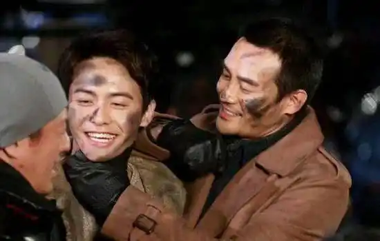 英雄本色4媒体探班,马天宇的造型太man了_王凯_丁晟_弟弟