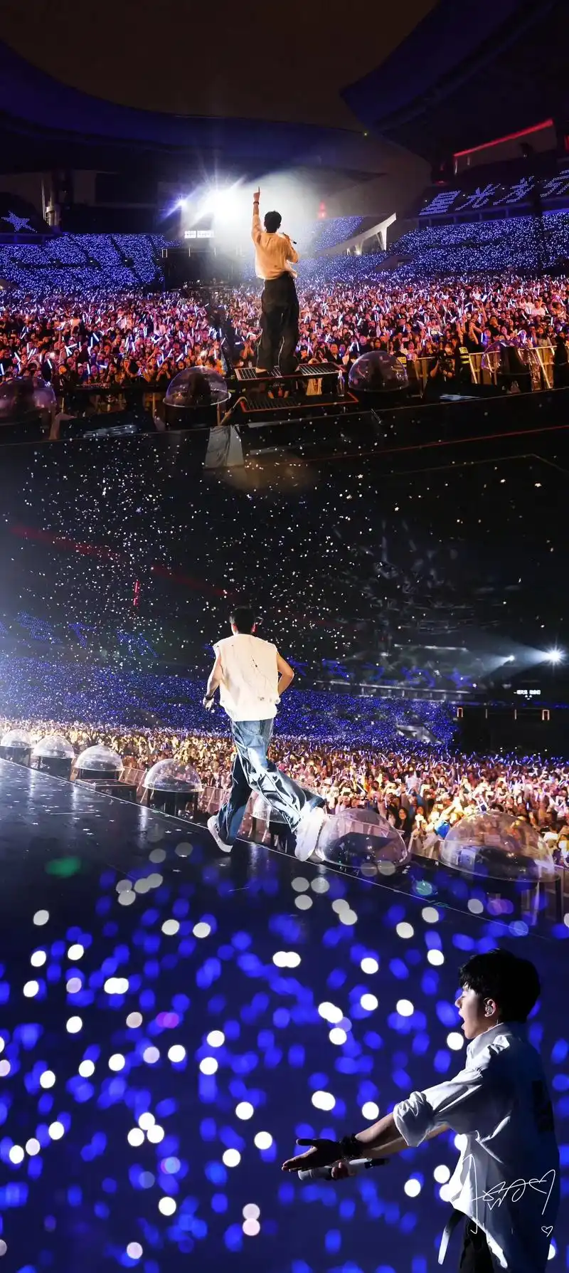 一场伟大的视觉盛宴——星海 当壁纸简直太爱了#张杰未live - 抖音